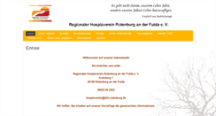 Desktop Screenshot of hospiz-rof.de
